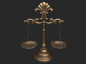 balance scales Modelo 3D