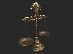 balance scales Modelo 3D
