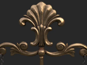 balance scales 3D Model