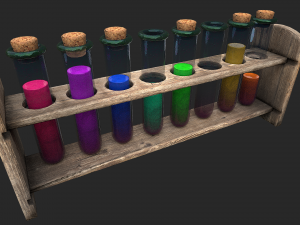 test tube rack pack Model 3D
