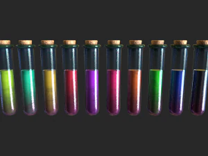 test tube rack pack 3D Model