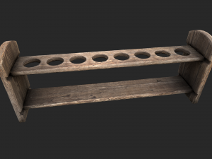 test tube rack pack Model 3D