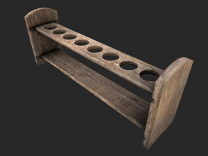 test tube rack pack Model 3D
