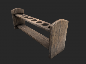 test tube rack pack Model 3D