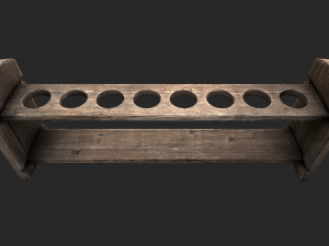 test tube rack pack Model 3D