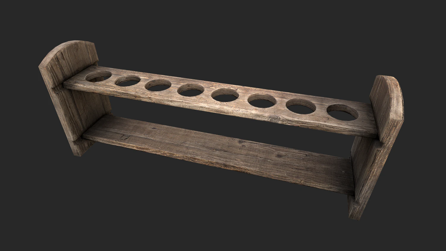 test tube rack 3D Model .c4d .max .obj .3ds .fbx .stl .blend 