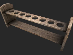test tube rack 3D Model