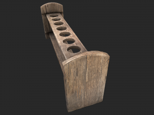 test tube rack 3D मॉडल