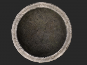 3d stone mortar and pestle Modelo 3D