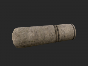 3d stone mortar and pestle Modelo 3D