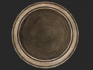 wooden mortar and pestle 3D Model
