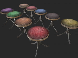 rotating stool 3D 模型
