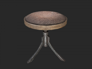 rotating stool 3D 模型