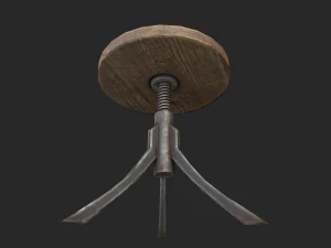 rotating stool 3D Model
