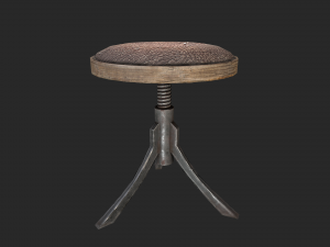 rotating stool 3D 模型
