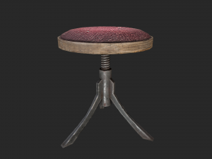 rotating stool 3D 模型