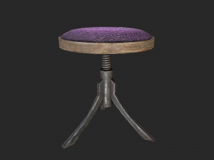 rotating stool 3D 模型