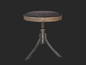 rotating stool 3D 模型