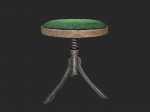 rotating stool 3D 模型