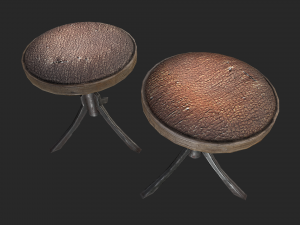 rotating stool 3D 模型
