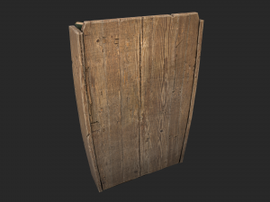 medieval bookcase 3D Model