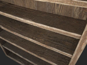 medieval bookcase 3D Model