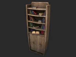 estante de alquimistas 3D Modelo 3D