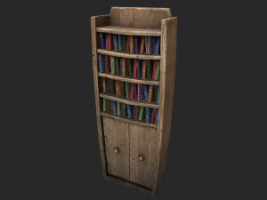 estante de alquimistas 3D Modelo 3D