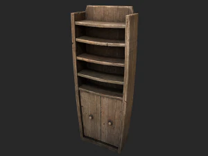 estante de alquimistas 3D Modelo 3D