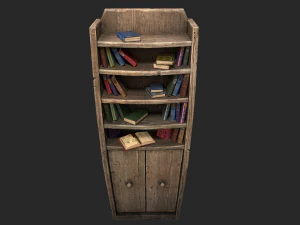 estante de alquimistas 3D Modelo 3D