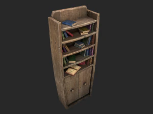 estante de alquimistas 3D Modelo 3D