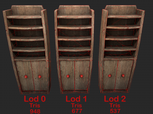 3d alchemists bookcase Modello 3D