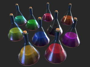 potion test tube 3D Model