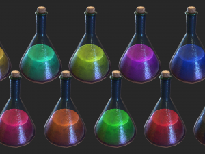 potion test tube Modelo 3D