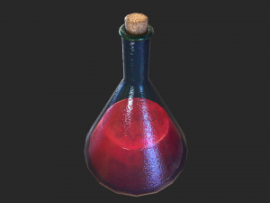 potion test tube Modelo 3D