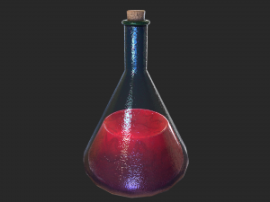 potion test tube Modelo 3D