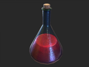 potion test tube Modelo 3D