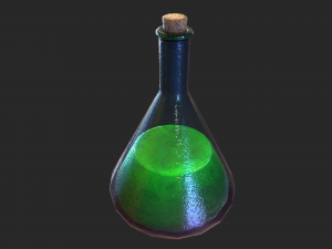 potion test tube Modelo 3D