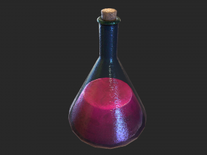 potion test tube Modelo 3D