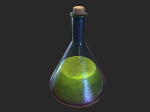 potion test tube Modelo 3D