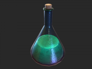 potion test tube Modelo 3D
