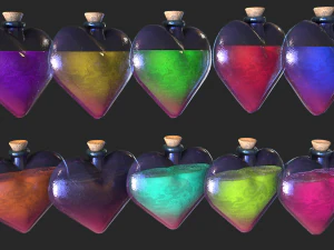 pozione d'amore Modello 3D