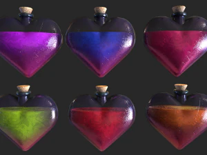 pozione d'amore Modello 3D