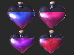 pozione d'amore Modello 3D