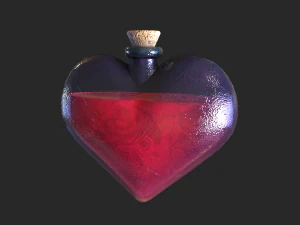 pozione d'amore Modello 3D