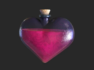 pozione d'amore Modello 3D