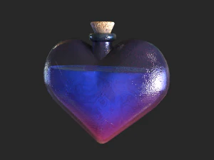 pozione d'amore Modello 3D