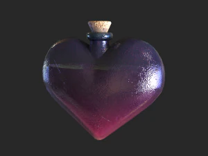 pozione d'amore Modello 3D