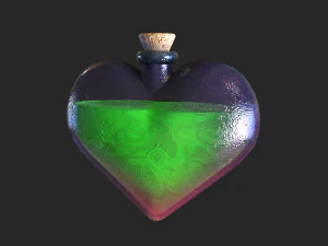 pozione d'amore Modello 3D