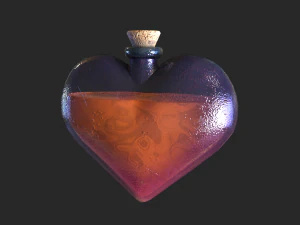 pozione d'amore Modello 3D